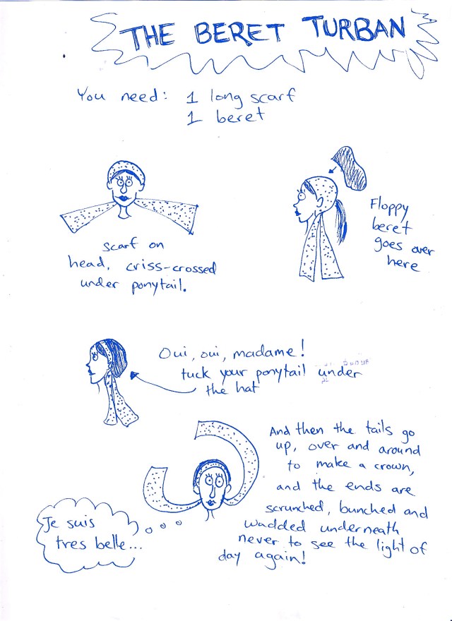 wrapunzel the beret turban