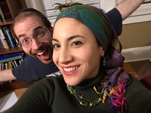 The beautiful Tamar Adina (and her husband!)