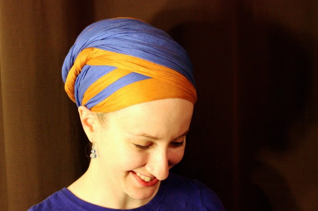 Double Yael wrapunzel tichel